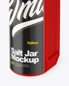 Glossy Salt Jar Mockup