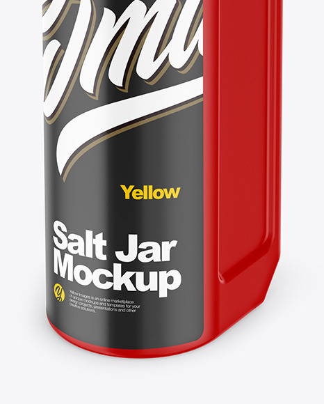 Matte Salt Jar Mockup