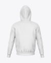 Zipped Hoodie Mockup - Back View