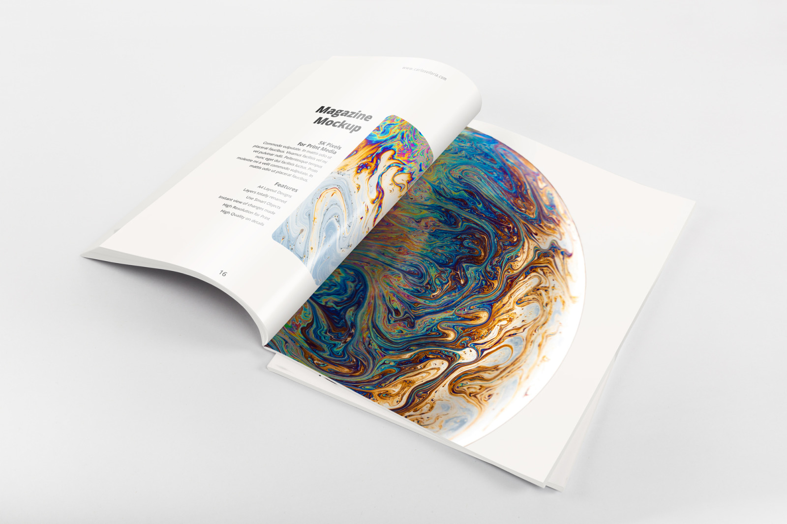 A4 Magazine Mockup 04 A4 Magazine Mockup 04