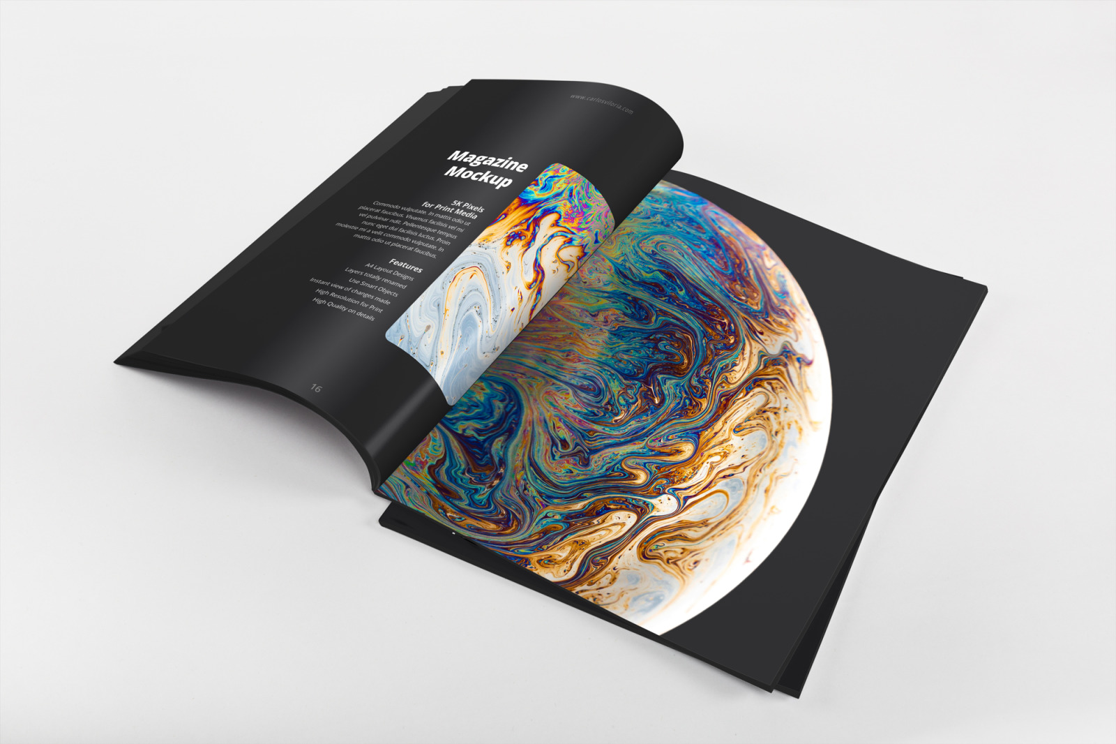 A4 Magazine Mockup 04