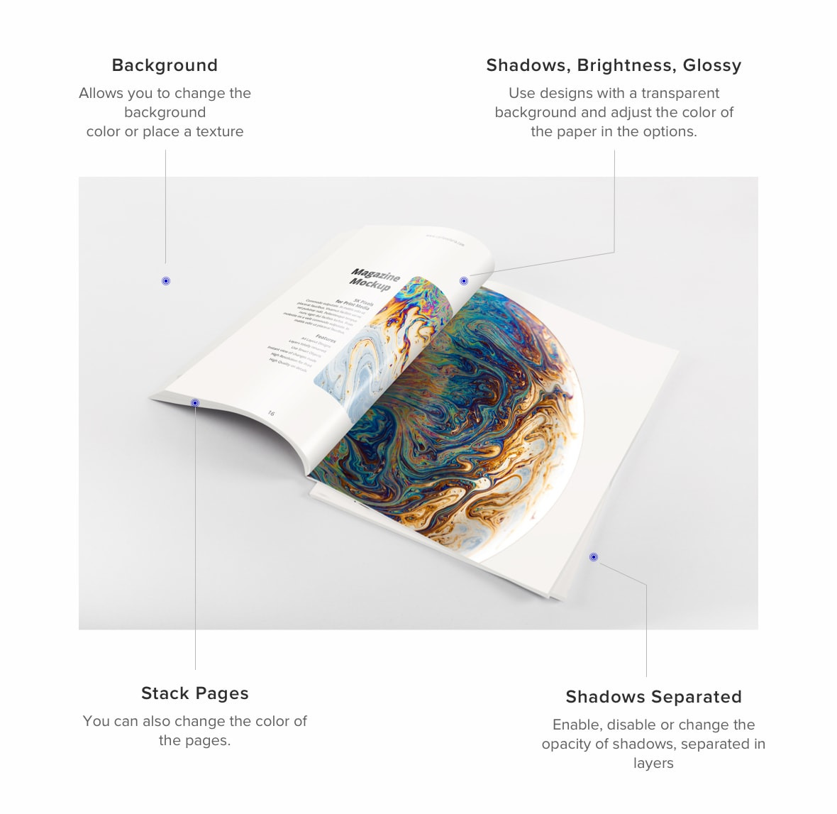 A4 Magazine Mockup 04 A4 Magazine Mockup 04