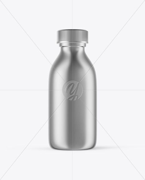 Metallic Oil Bottle Mockup