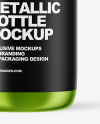 Metallic Oil Bottle Mockup