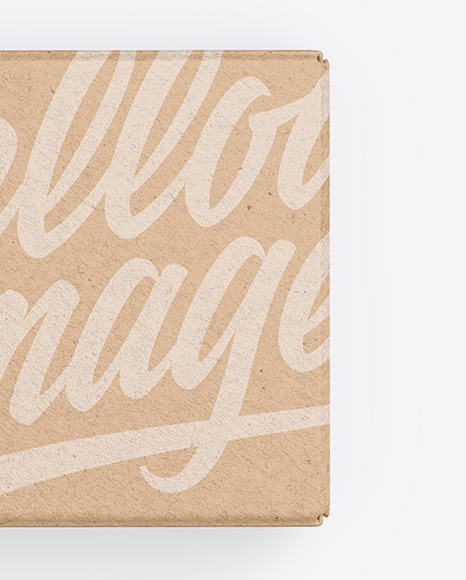 Kraft Paper Box Mockup