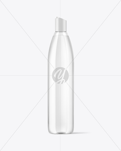 Clear Plastic Bottle Mockup