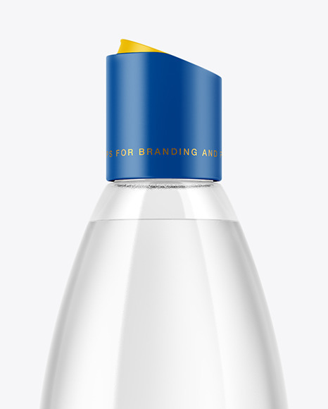 Clear Plastic Bottle Mockup