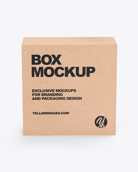 Kraft Box Mockup