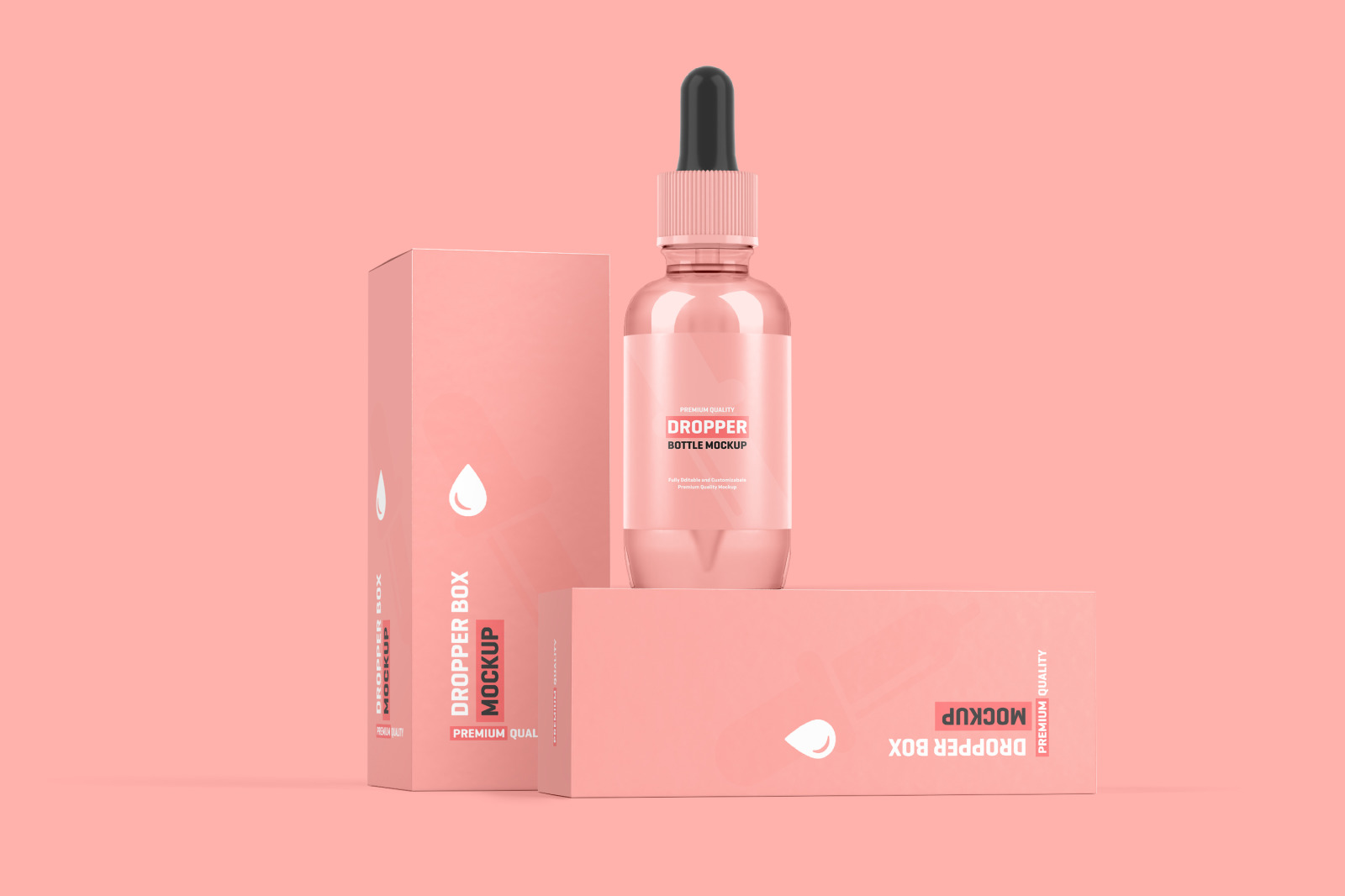 Dropper Bottle Packaging Mockup Dropper Bottle Packaging Mockup