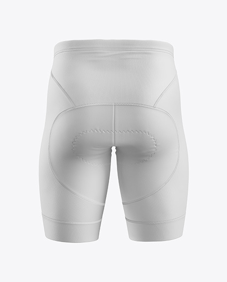 Cycling Shorts Mockup - Back View