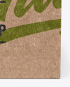 Kraft Paper Box Mockup - Front View