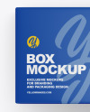 Box with Tin Can Mockup