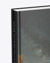 Book w/ Glossy Cover Mockup - Half Side View