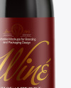 Green Glass Red Wine Bottle Mockup Green Glass Red Wine Bottle Mockup