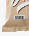 Kraft Snack Package Mockup - Back View