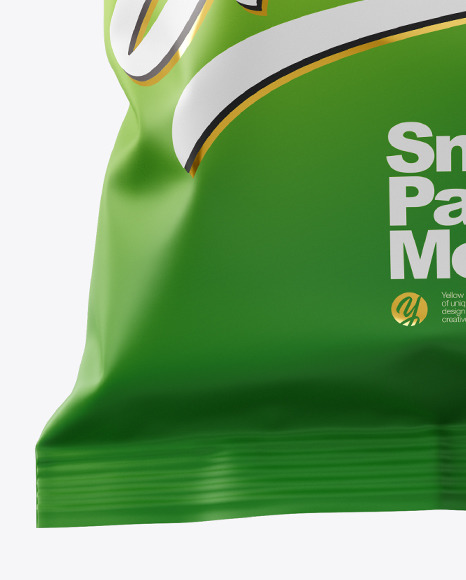 Matte Snack Package Mockup