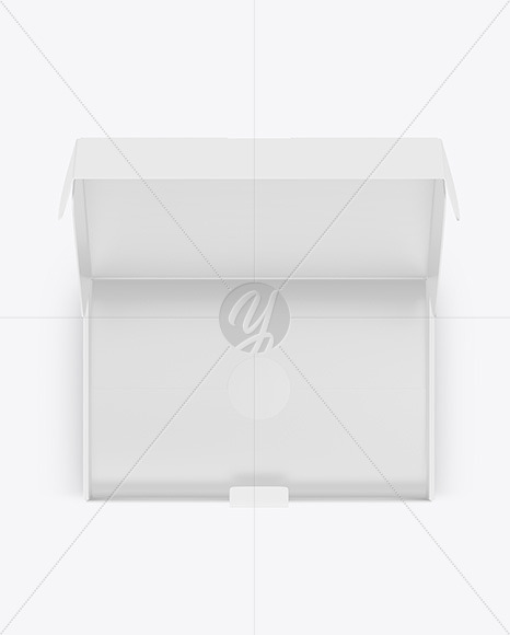 Opened Paper Box Mockup