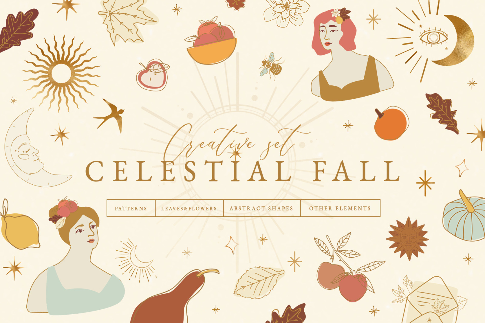 Celestial Fall Graphic Set Celestial Fall Graphic Set