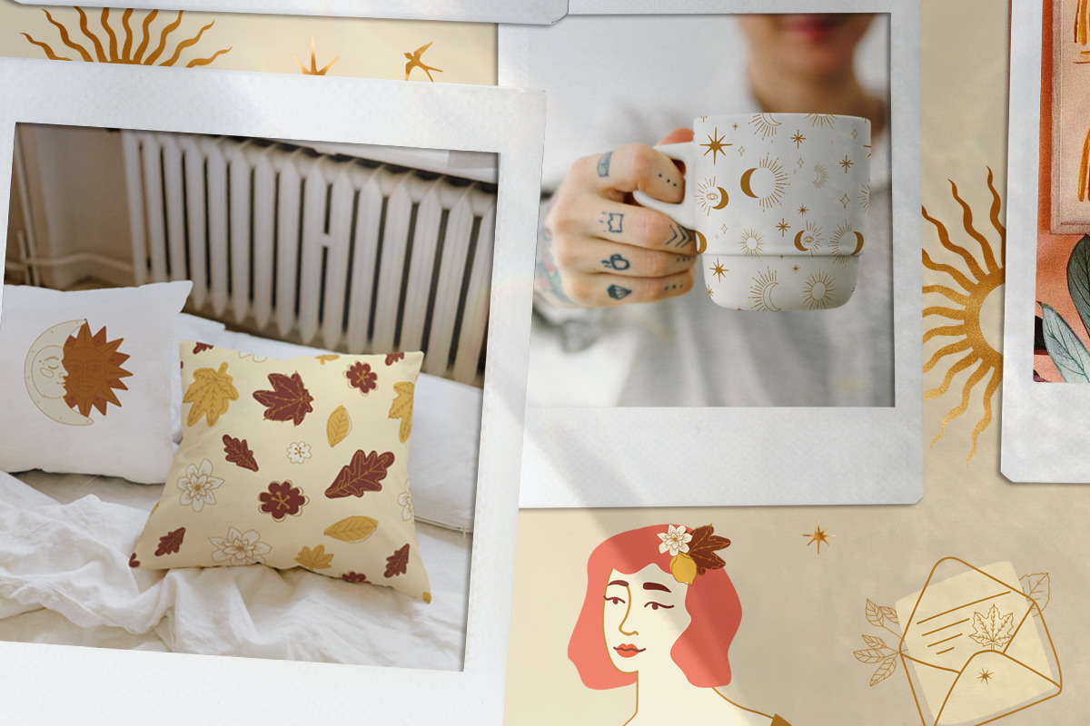 Celestial Fall Graphic Set Celestial Fall Graphic Set
