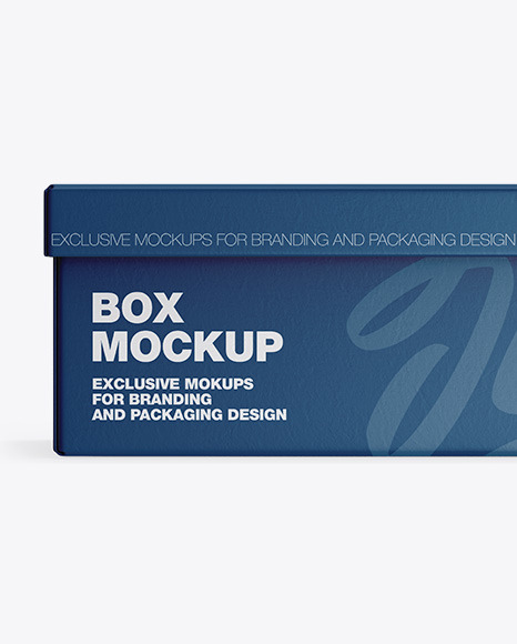 Textured Box Mockup