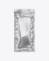 Metallic Sachet Mockup