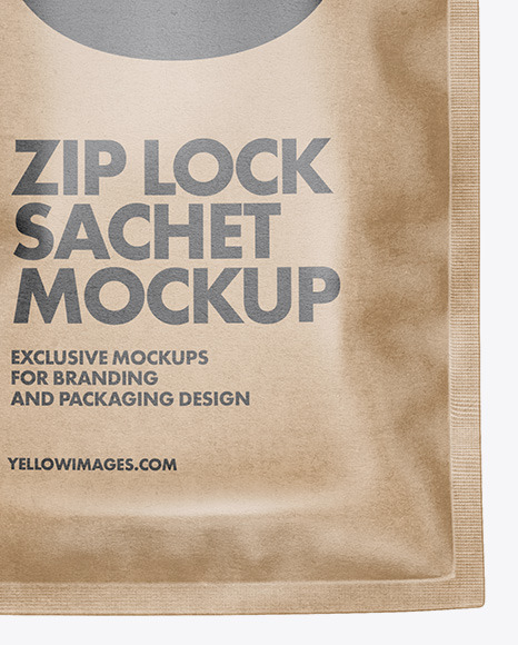 Kraft Paper Sachet Mockup