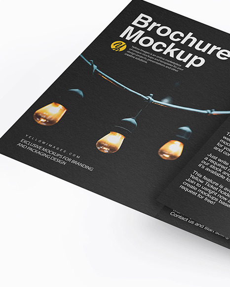 Textured Brochure Mockup