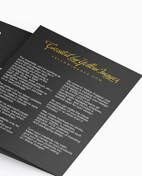 Textured Brochure Mockup