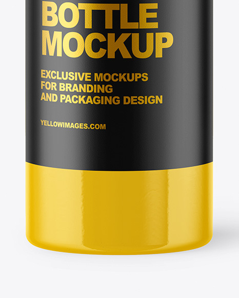 Glossy Cosmetic Bottle Mockup