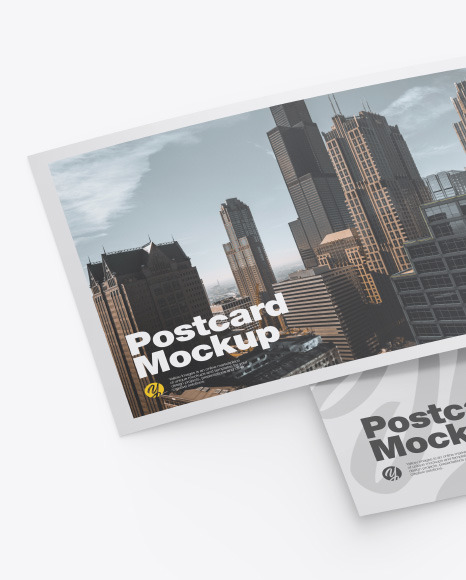 Matte A5 Postcard Mockup