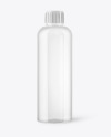 Clear Cosmetic Water Bottle Mockup