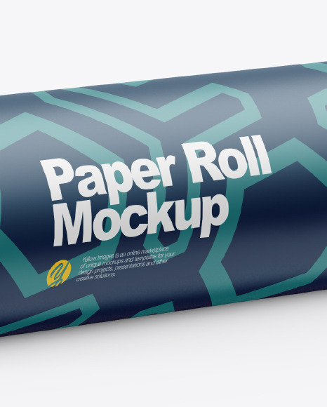 Matte Paper Roll Mockup