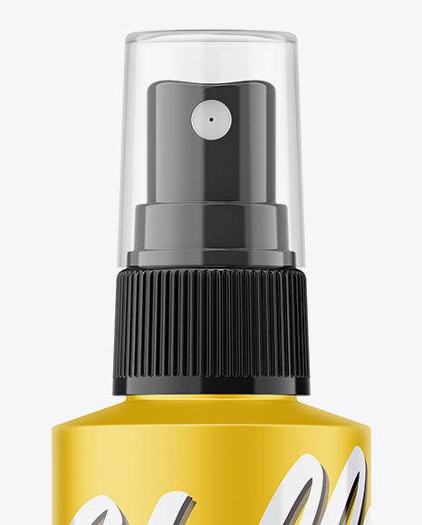 Matte 60ml Spray Bottle Mockup