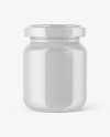 Glossy Baby Food Jar Mockup