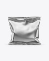 Metallic Snack Bag Mockup