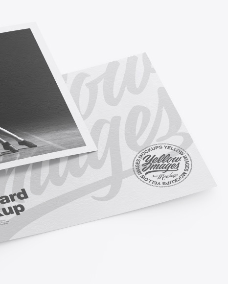 Textured A5 Postcard Mockup