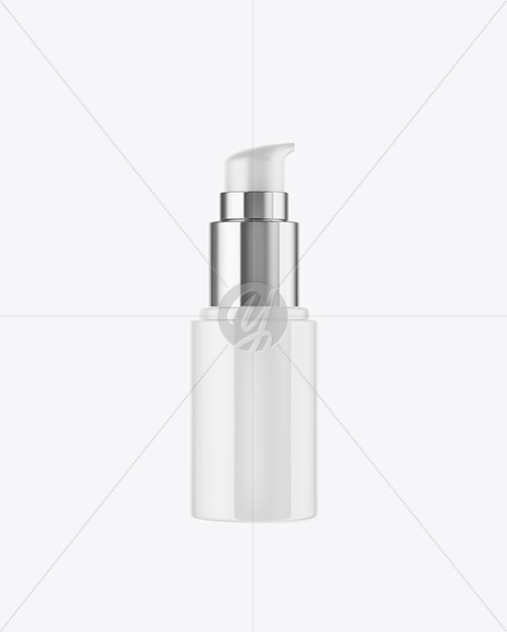 Glossy Cosmetic Spray Mockup