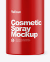 Matte Cosmetic Spray Mockup