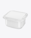 Glossy Plastic Container Mockup