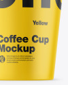 Matte Coffee Cup Mockup