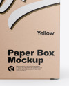 Kraft Paper Box Mockup