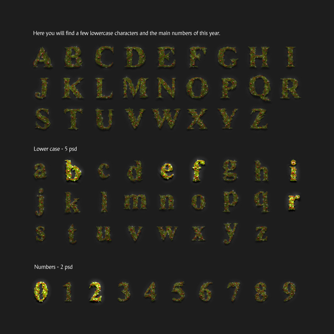 2020 Animated Font