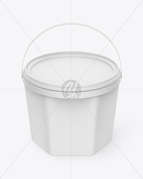 Matte Ice Cream Bucket Mockup