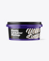 Matte Plastic Container Mockup