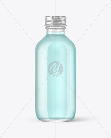 Glass Cosmetic Bottle Mockup