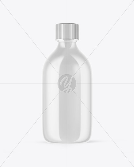 Glossy Plastic Oil Bottle Mockup