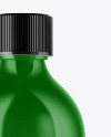 Glossy Plastic Oil Bottle Mockup