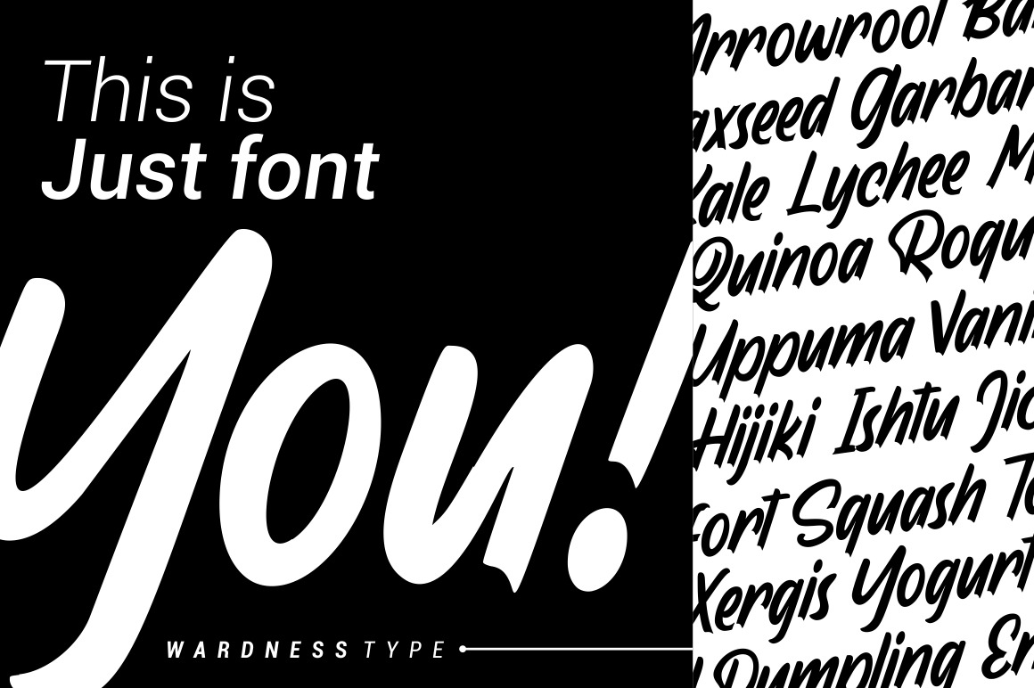 Wardness - Display Font