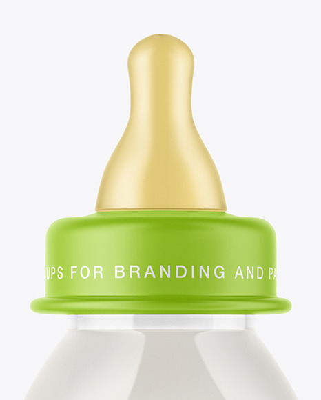 Baby Milk Bottle Mockup