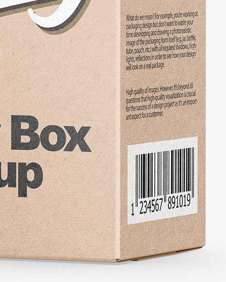 Kraft Box Mockup